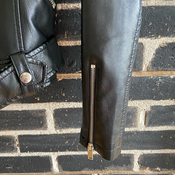 Vero Moda Faux Leather Moto Jacket - Picture 5 of 9